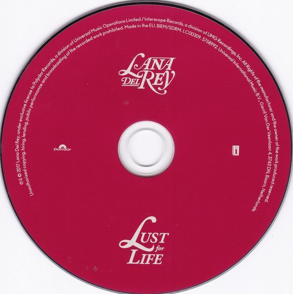 Музыкальный CD диск Lana Del Rey - Lust For Life фирменный Основное Фото №3