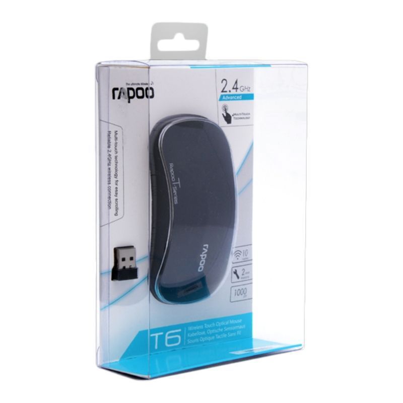 Ігрова миша RAPOO Т6 wireless, чорна Основне Фото №2