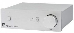 Фонокорректор Pro-Ject A/D Box S2 Phono Silver Основное Фото №1