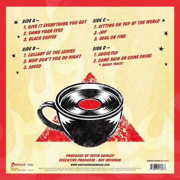 Вінілова платівка Beth Hart & Joe Bonamassa - Black Coffee (2LP) Red Vinyl Основне Фото №2