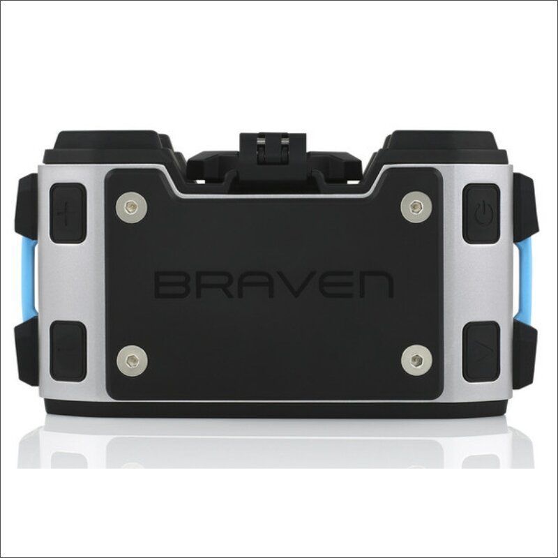 Портативная акустика Braven BRV-Pro - Silver/Cyan/Black Основное Фото №3