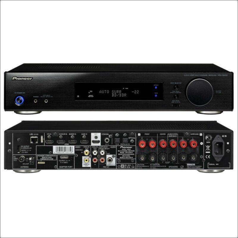 AV ресівер Pioneer VSX S310 K Black Основне Фото №2