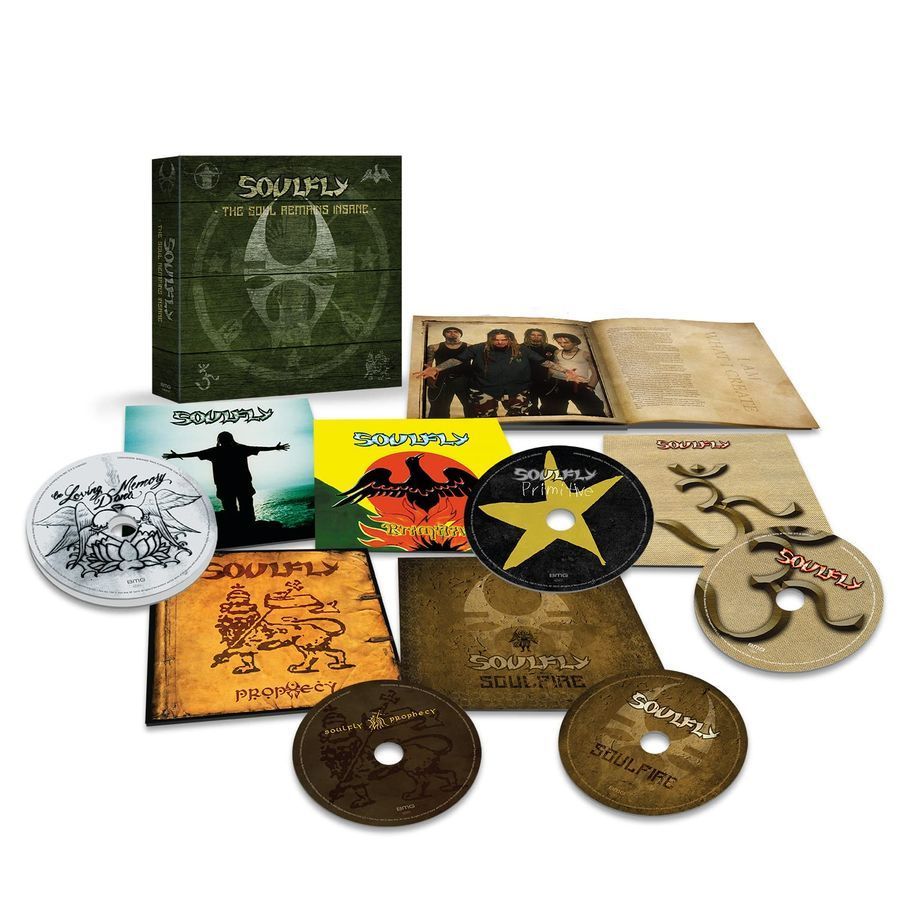 Музичний CD диск Soulfly - The Soul Remains Insane:Studio Albums 1998 - 2004 (5CD) Box-Set фірмовий Основне Фото №2