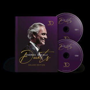 Музичний CD диск Andrea Bocelli - Duets (2CD), 30th Anniversary Deluxe edition фірмовий Основне Фото №1