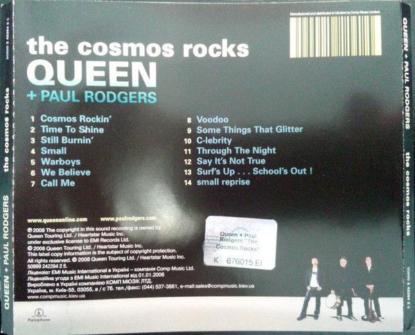 Музыкальный CD диск Queen + Paul Rodgers &ndash; The Cosmos Rocks лицензионный Основное Фото №3