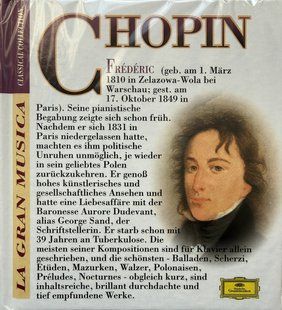 Музичний CD диск Chopin - La Gran Musica - Classical Collection 2 фірмовий Основне Фото №1