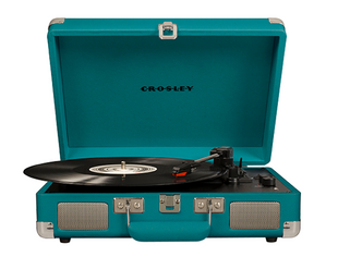 Проигрыватель винила Crosley Cruiser Deluxe Teal Основное Фото №1