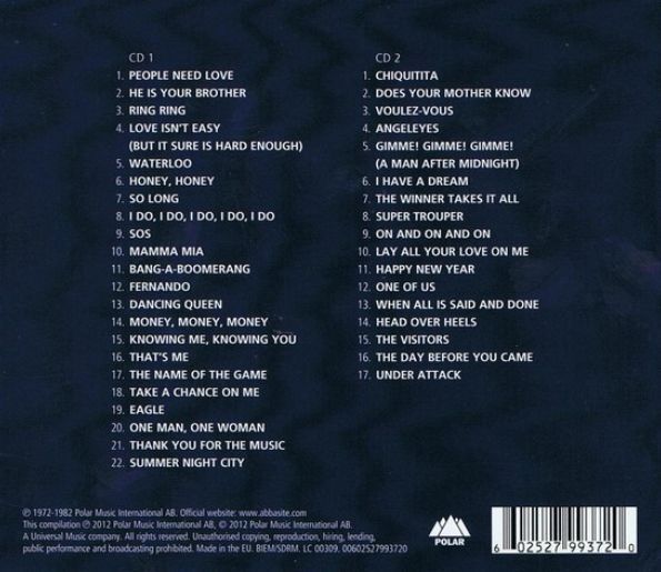 Музыкальный CD диск ABBA - The Essential Collection (2CD) фирменный Основное Фото №2