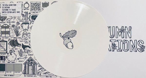 Вінілова платівка Ed Sheeran &ndash; Autumn Variations (Limited Edition) White Vinyl Основне Фото №5