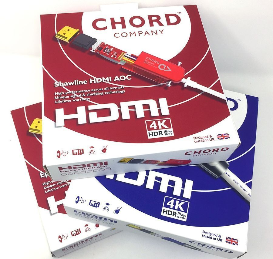 Кабель HDMI Chord Shawline HDMI AOC 2.0 4K (18Gbps) 1m Основне Фото №5